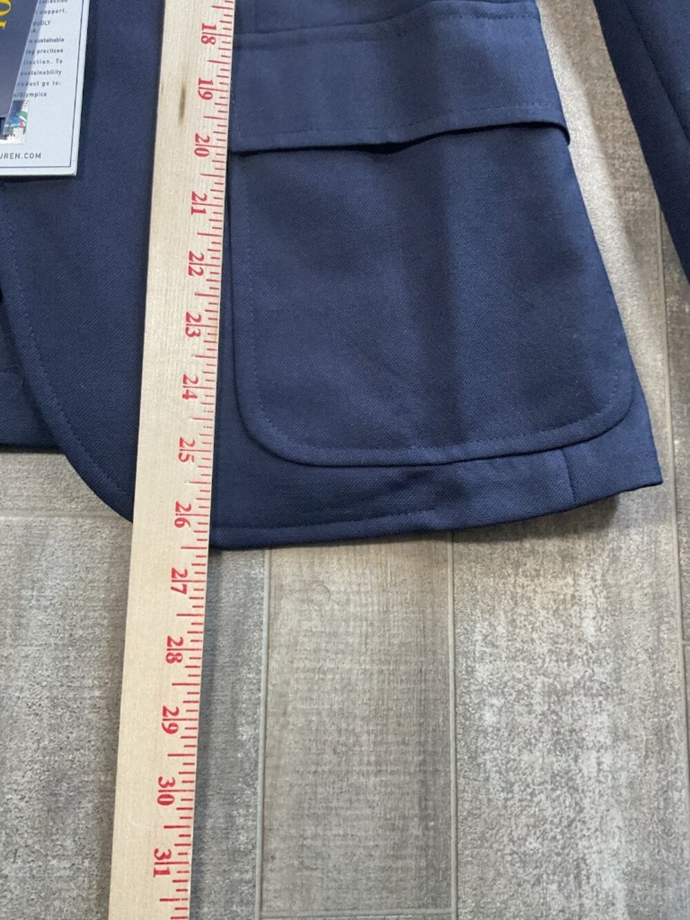 Polo Ralph Lauren NWT 2020 USA Olympics Womens 4 Opening Ceremony Blazer Navy - Picture 10 of 14